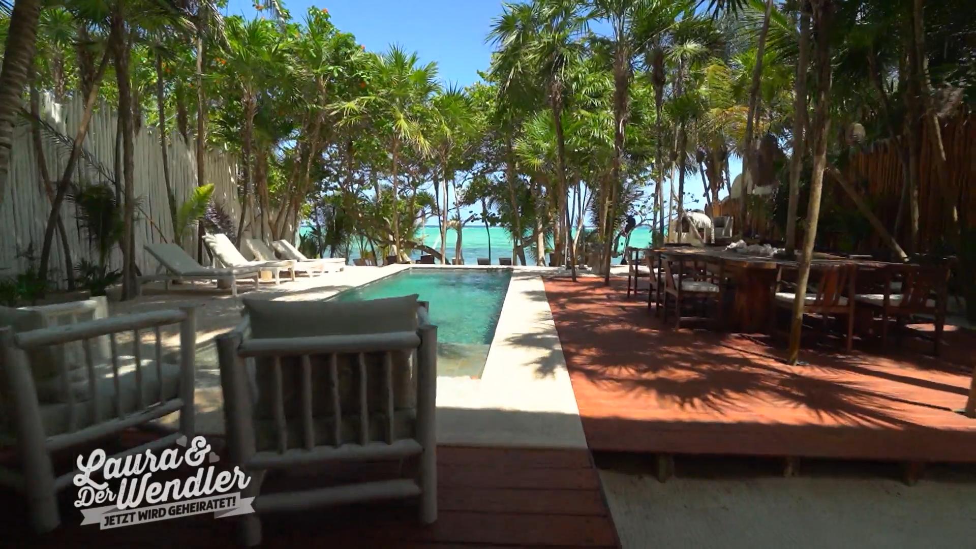 Quarantäne mit Luxusvilla und Privatstrand