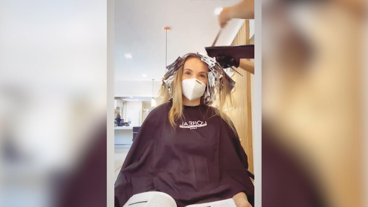 Anna Hofbauer mit neuer Frisur