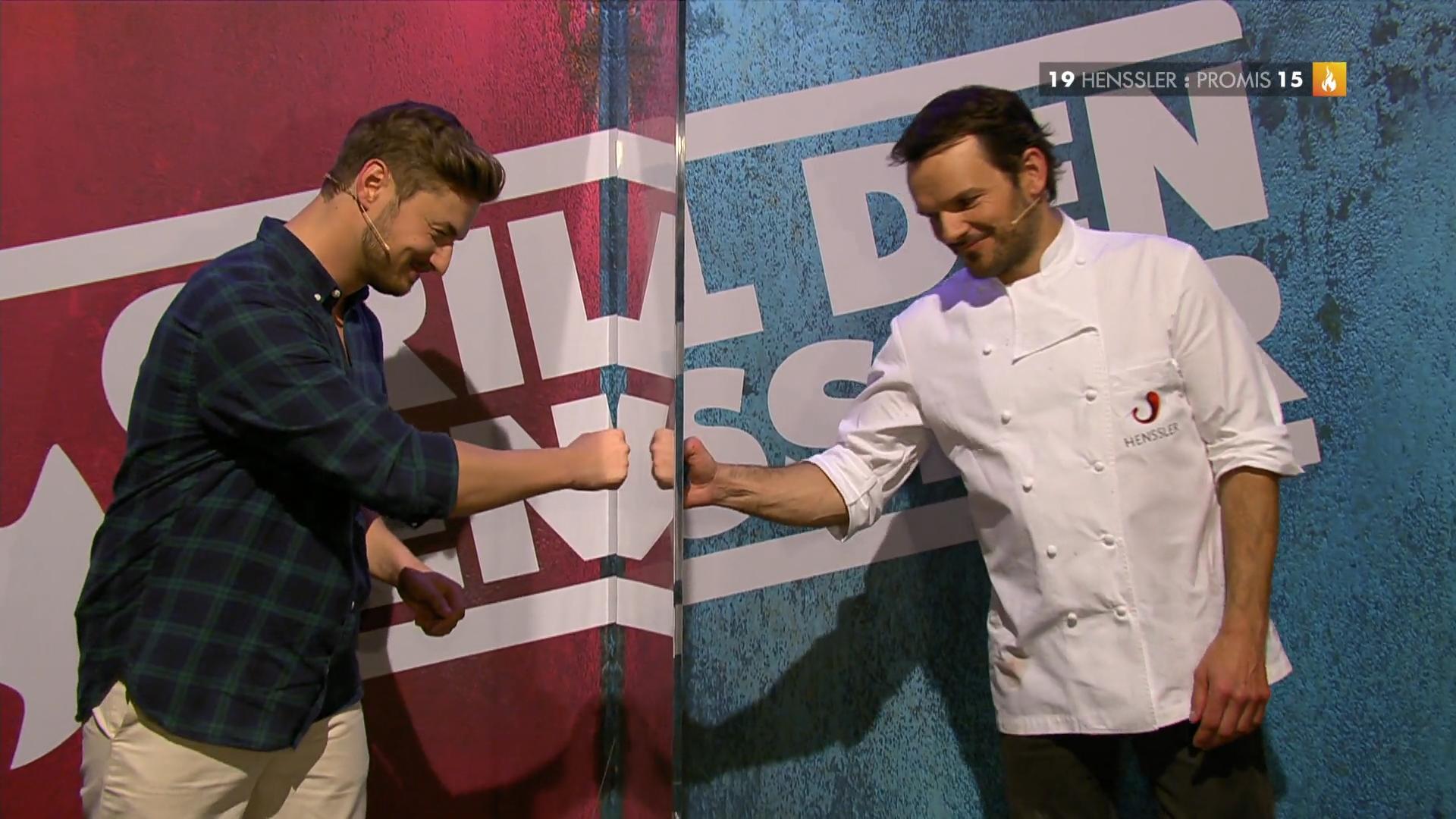 Steffen Henssler grillt Nicolas Puschmann in der Vorspeise
