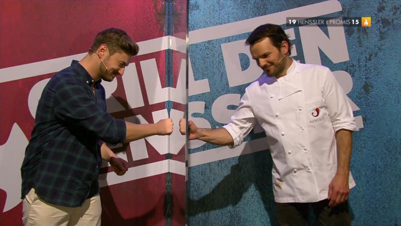 Steffen Henssler grillt Nicolas Puschmann in der Vorspeise