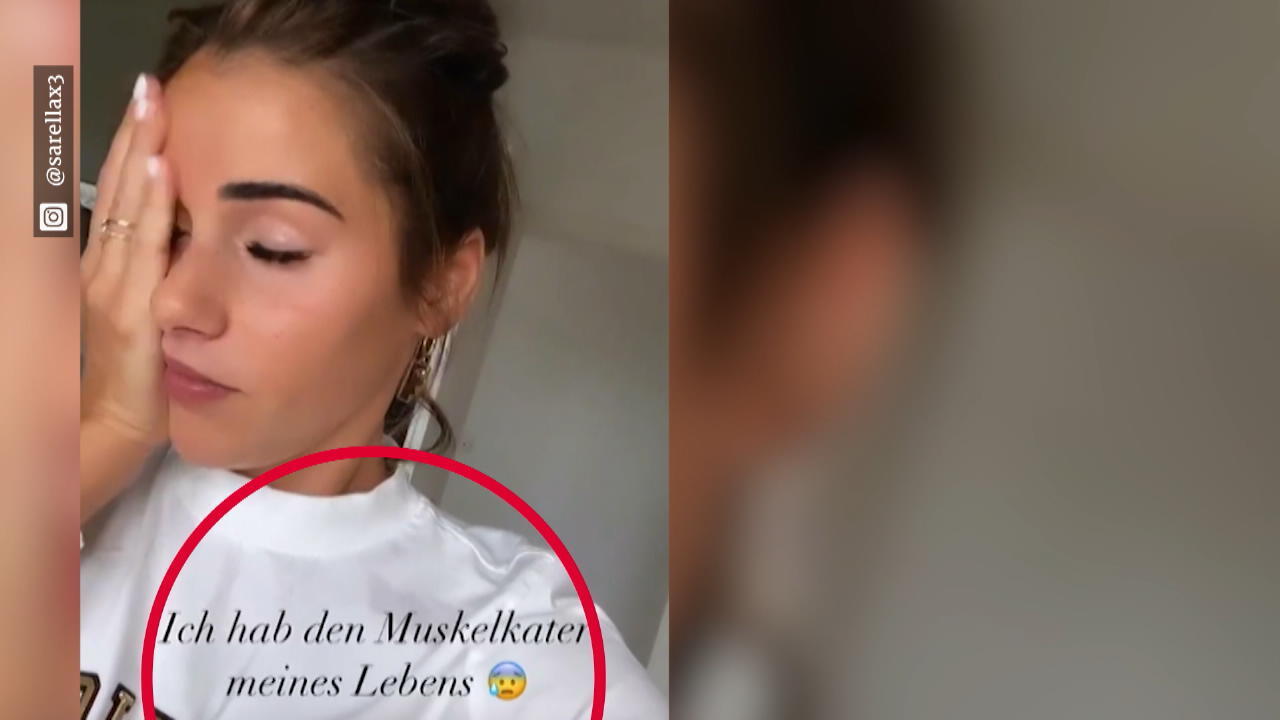 Sarah Lombardi hat Muskelkater ihres Lebens