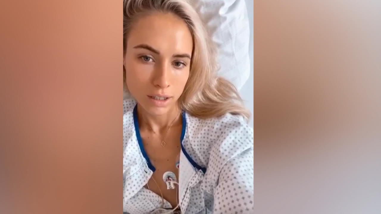 Alena Gerber ist im Krankenhaus