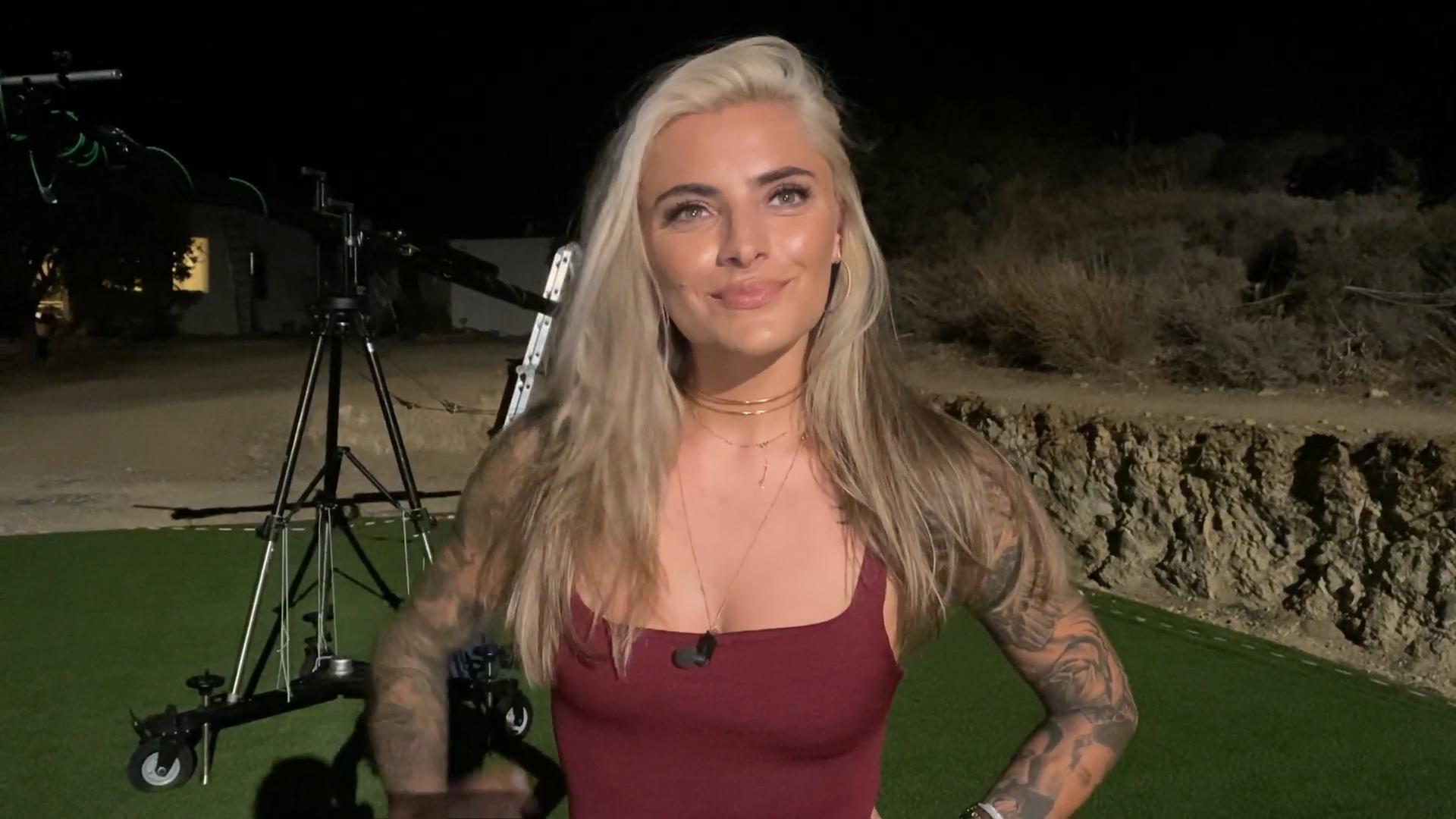 Sophia Thomalla feiert in Griechenland