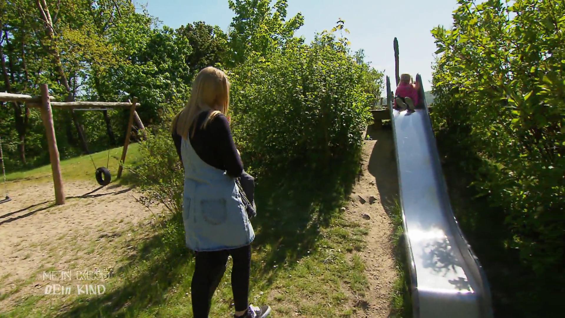 Diskussionen auf dem Spielplatz