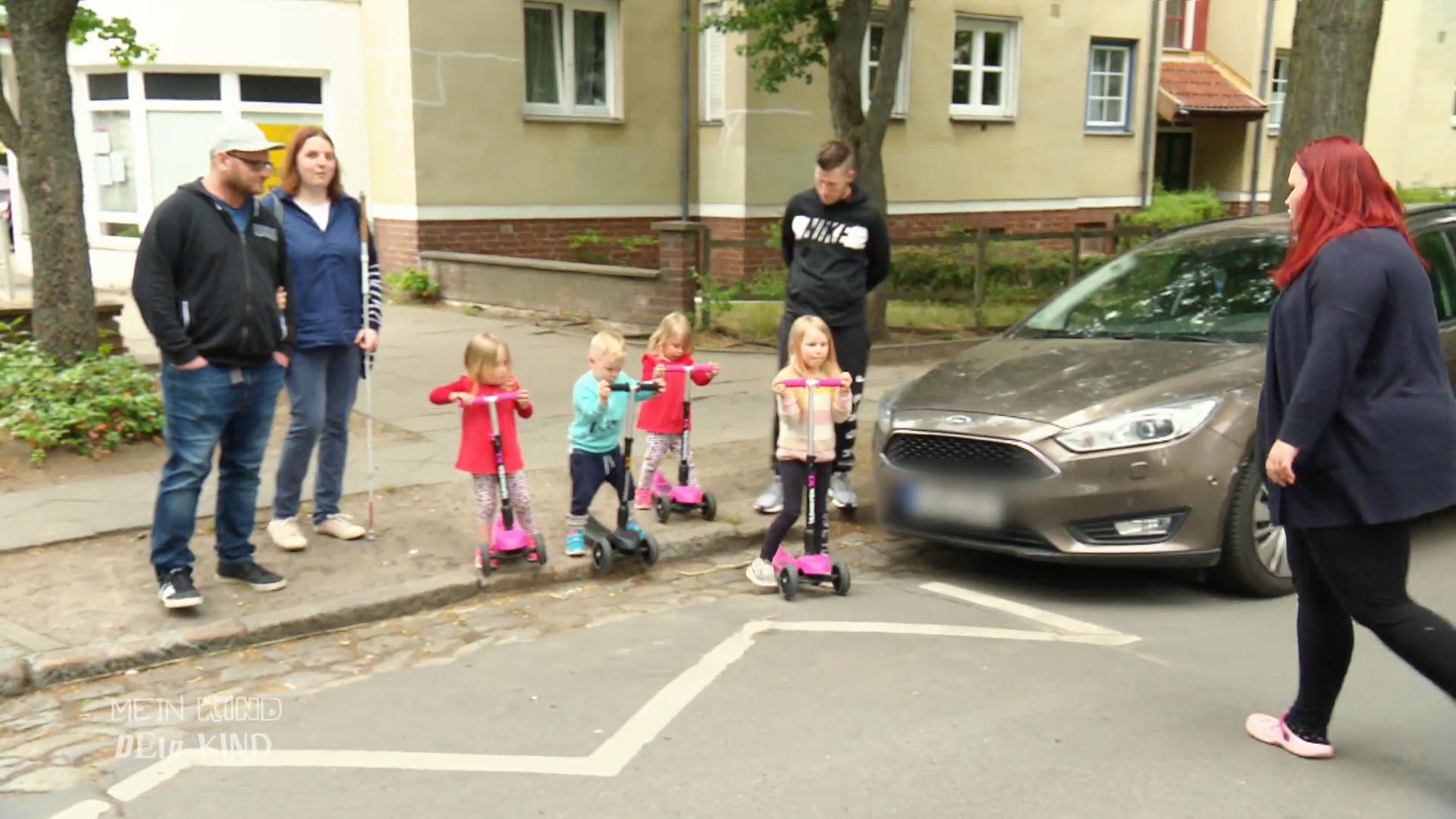 Angelina ist in der Verkehrserziehung konsequent