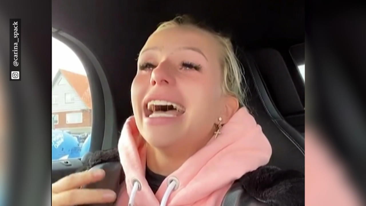 Carina Spack kämpft mit den Tränen