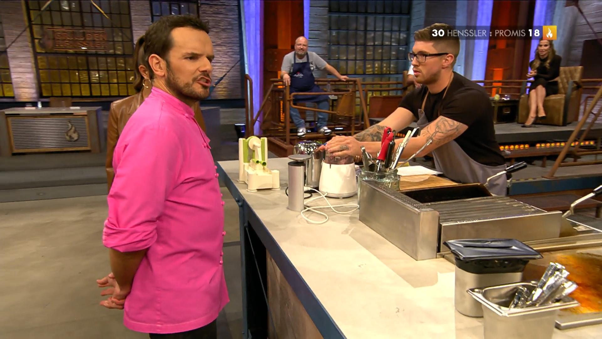 Steffen Henssler muss in der Vorspeise ein wenig abgucken