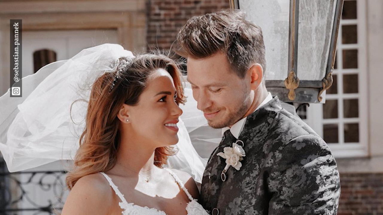 Angelina und Sebastian Pannek feiern halben Hochzeitstag
