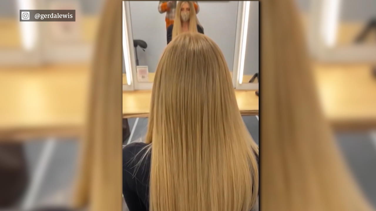 Gerda Lewis hat neuen XXL-Extensions
