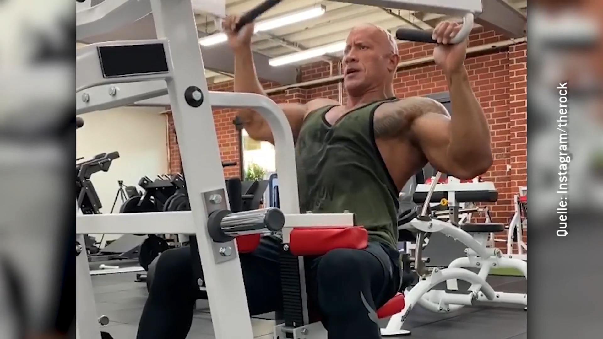 Dwayne "The Rock" Johnson im Gesicht verletzt