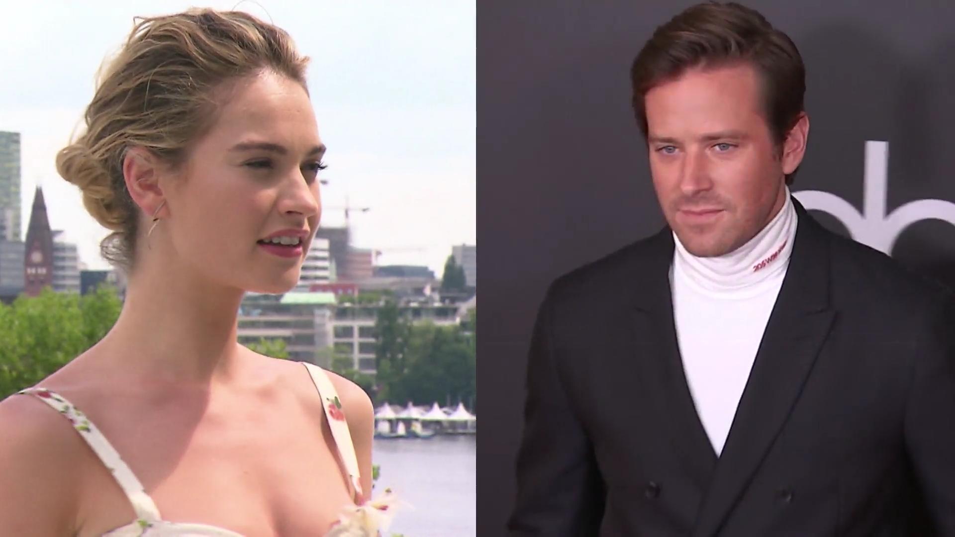 Hatte Lily James auch mit Armie Hammer eine Affäre?