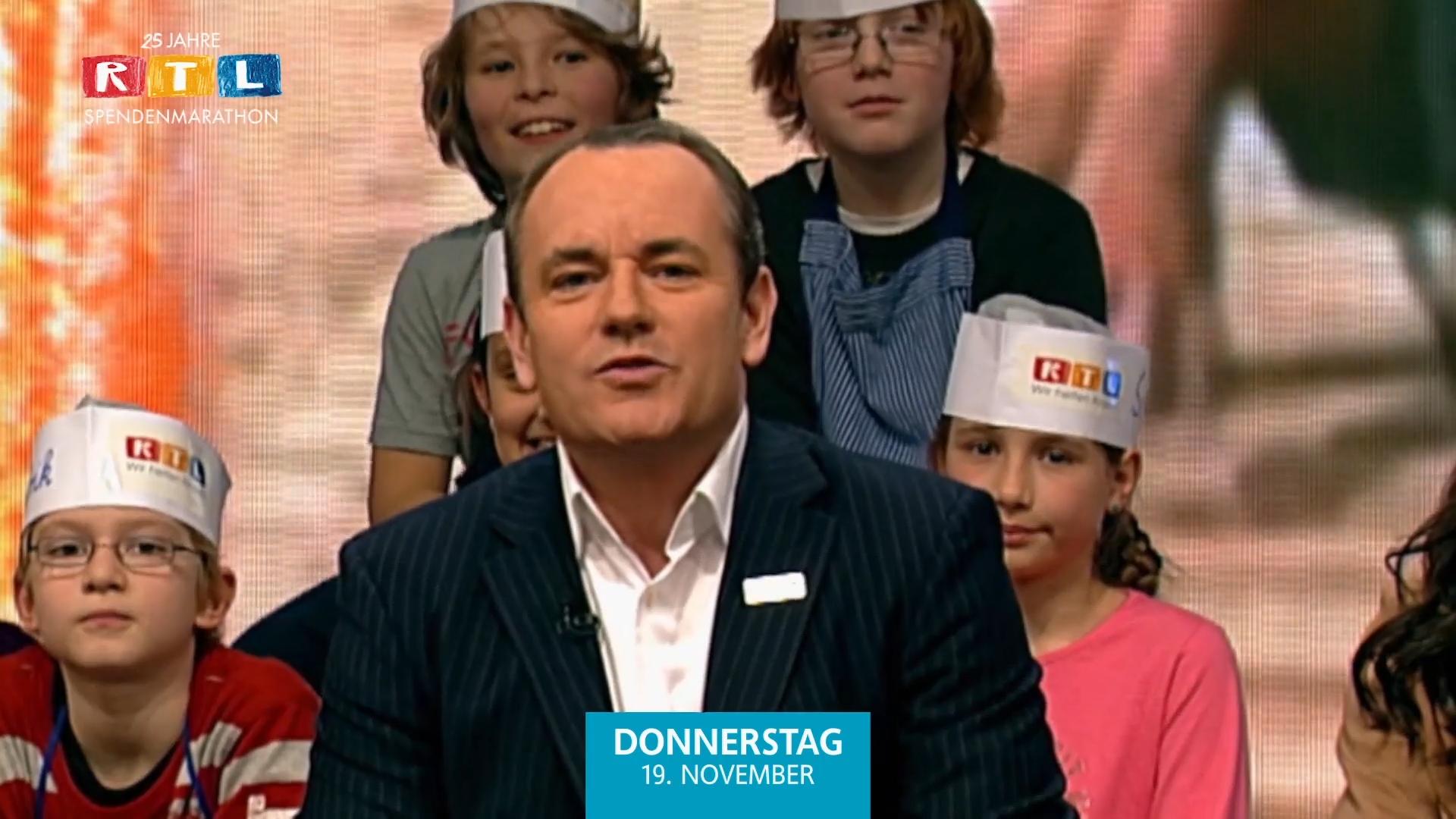 25 Jahre RTL-Spendenmarathon mit Wolfram Kons