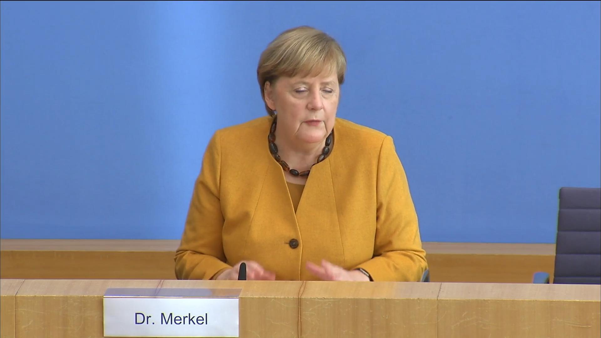 Angela Merkel äußert sich zur Corona-Lage