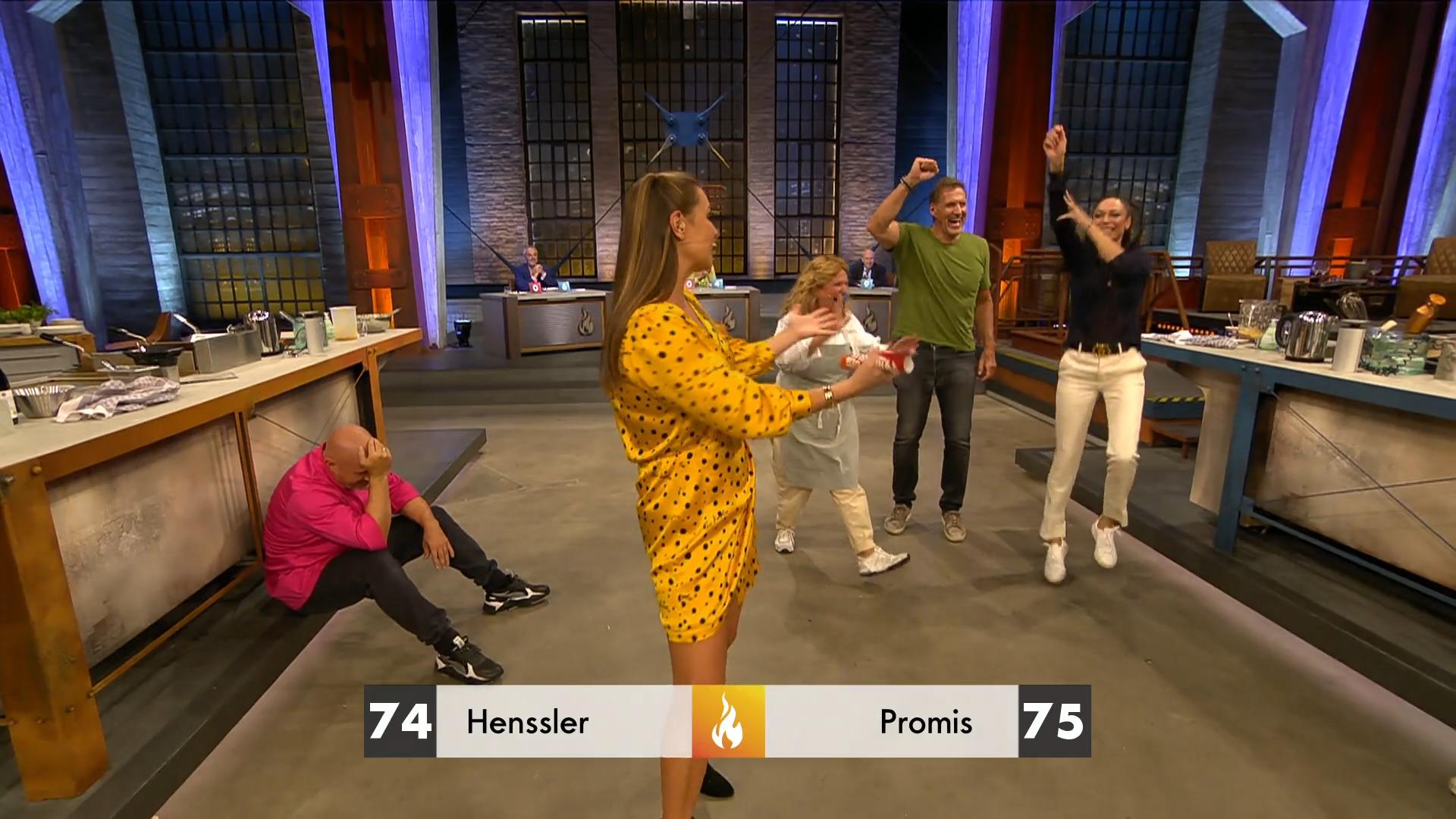 Die Promis schlagen das Team Steves/Henssler