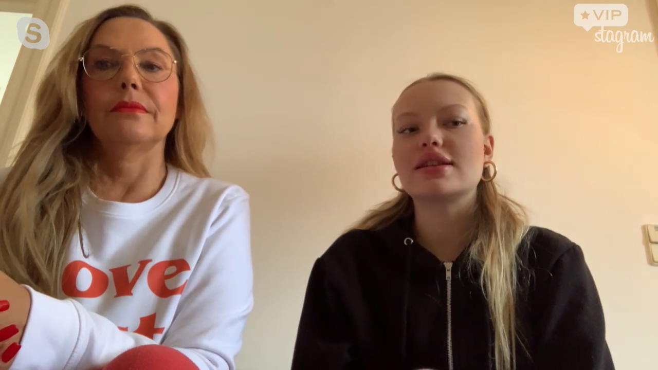 Cheyenne Ochsenknecht mit Mama Natascha über ihr Baby