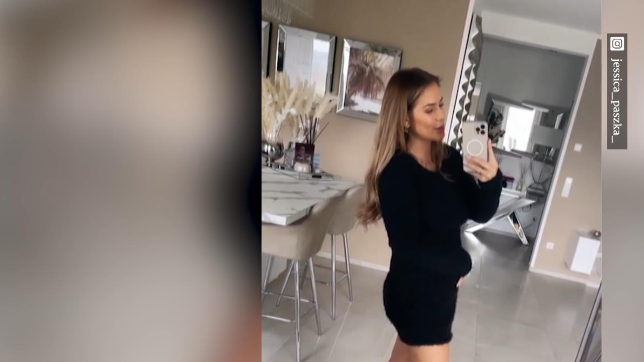 Jessica Paszka: Versteckt sie hier den Babybauch?