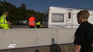 Auffahrunfall in der Baustelle!