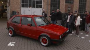 Frank staunt nicht schlecht über seinen Golf 1