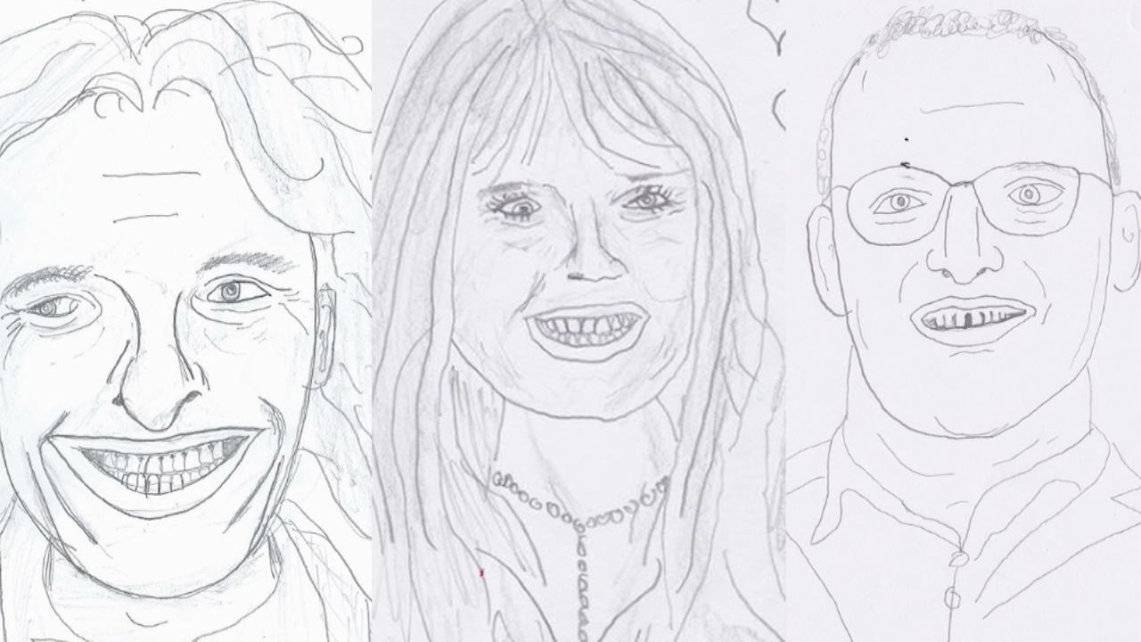 Instagram-Account zeichnet merkwürdige Promi-Portraits