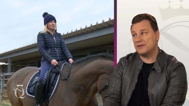 Pia setzt nicht nur beim Reiten auf das richtige Pferd!