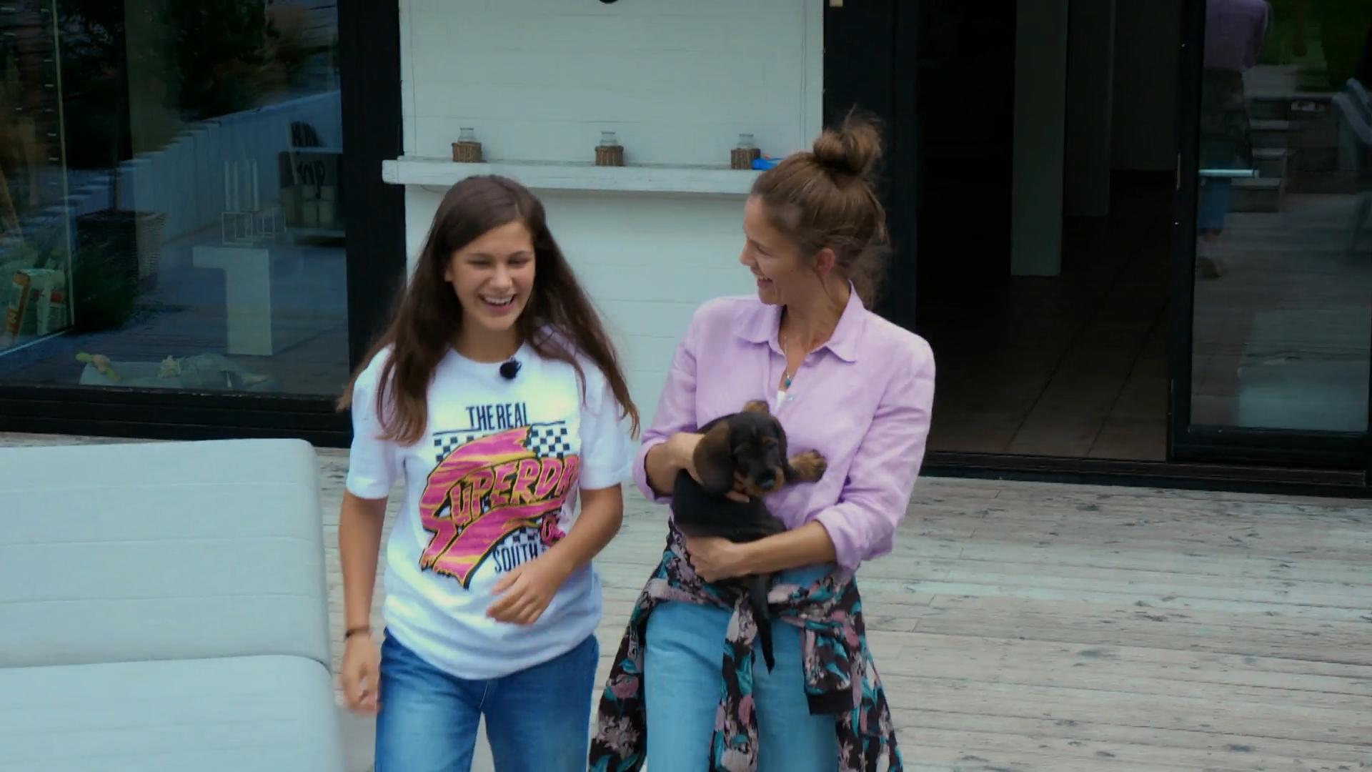 Ein Welpe kann Muttergefühle auslösen