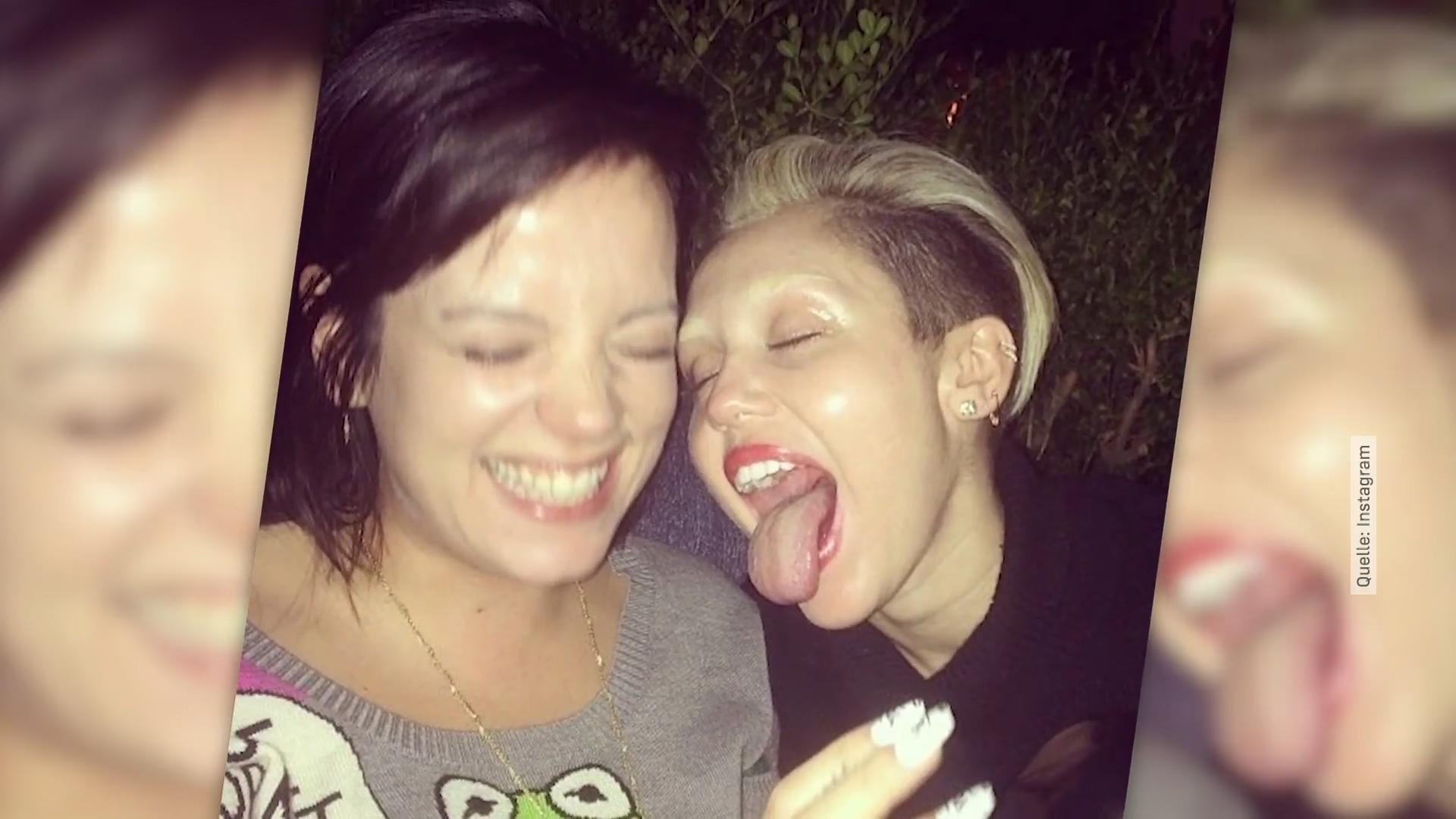 Griff Lily Allen wegen Miley Cyrus zu harten Drogen?
