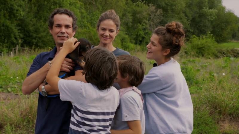 So sieht eine glückliche Welpen-Familie aus