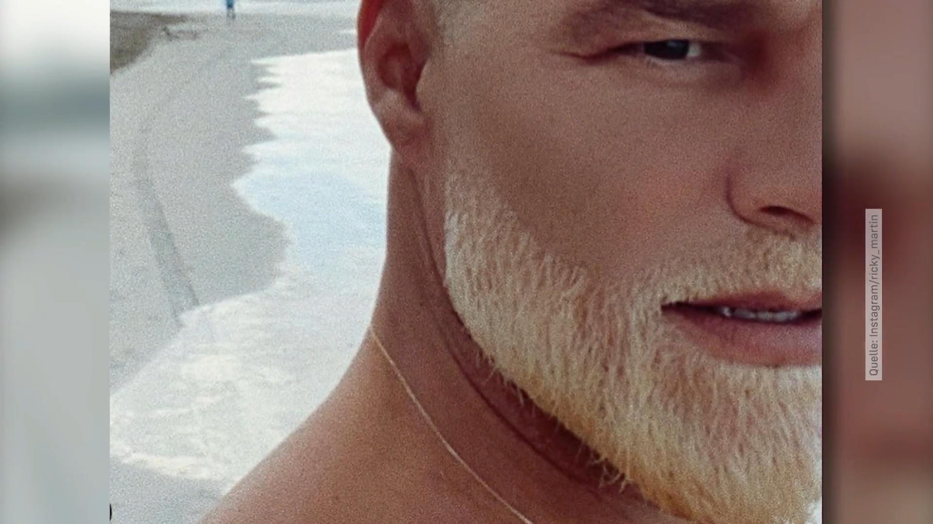 Ricky Martins Bart ist jetzt blond