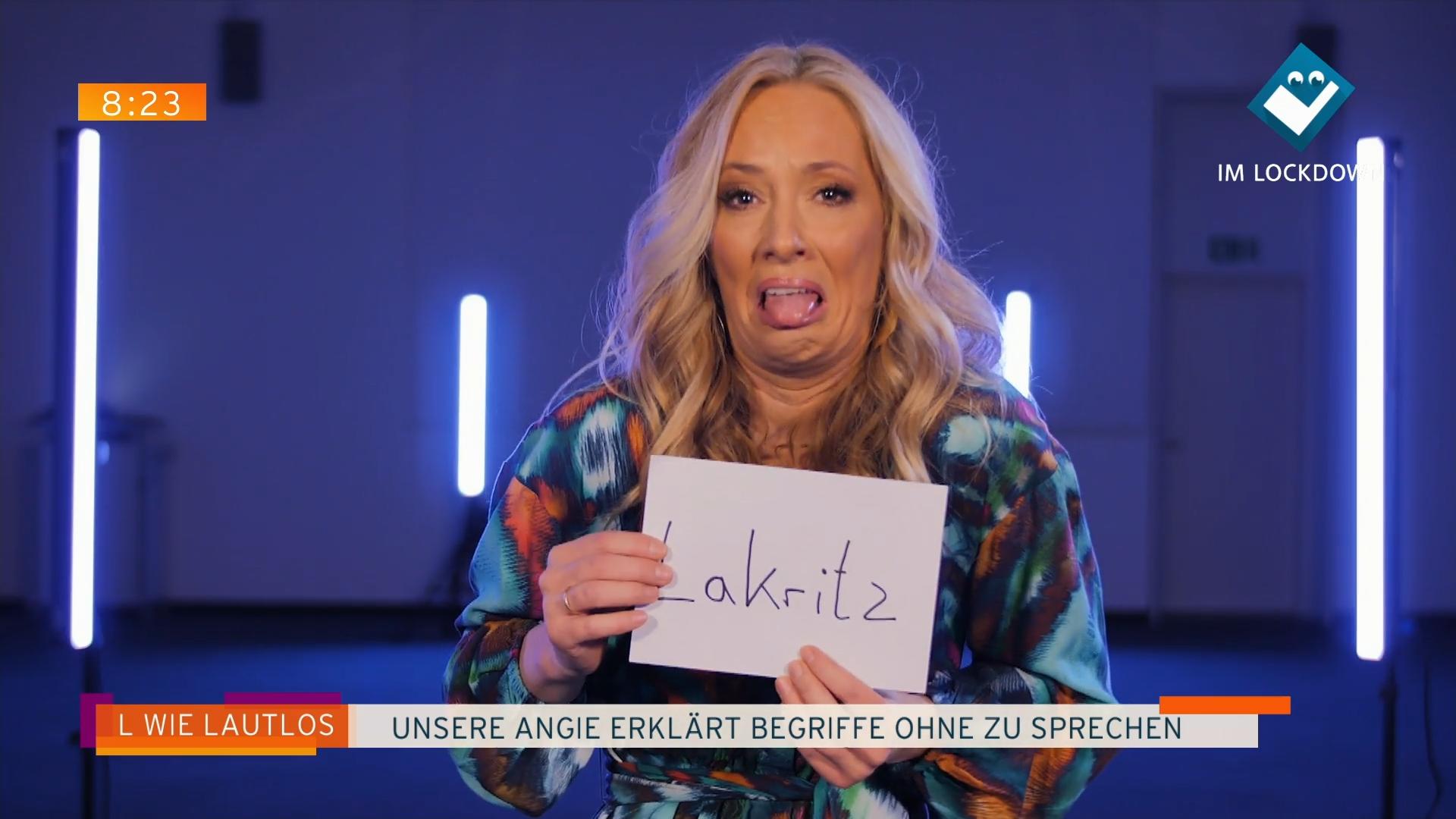 Angela Finger-Erben wird zur Pantomime