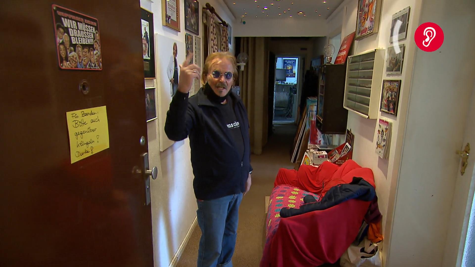Frank Zander fällt zu Hause die Decke auf den Kopf