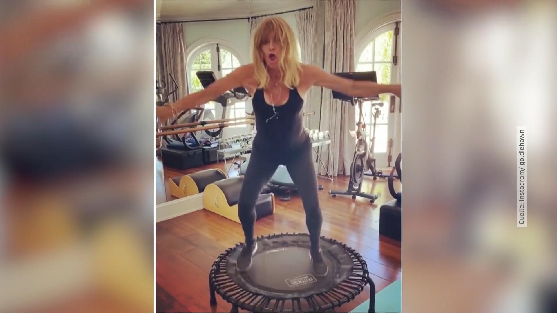 Oma Goldie Hawn ist topfit
