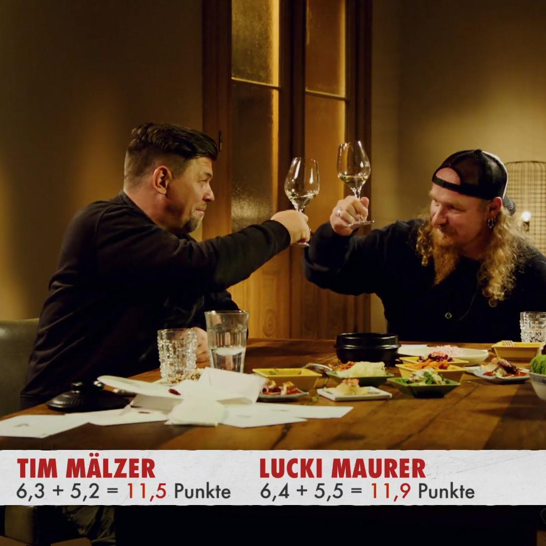 Lucki Maurer schlägt Tim Mälzer bei seinem Debüt