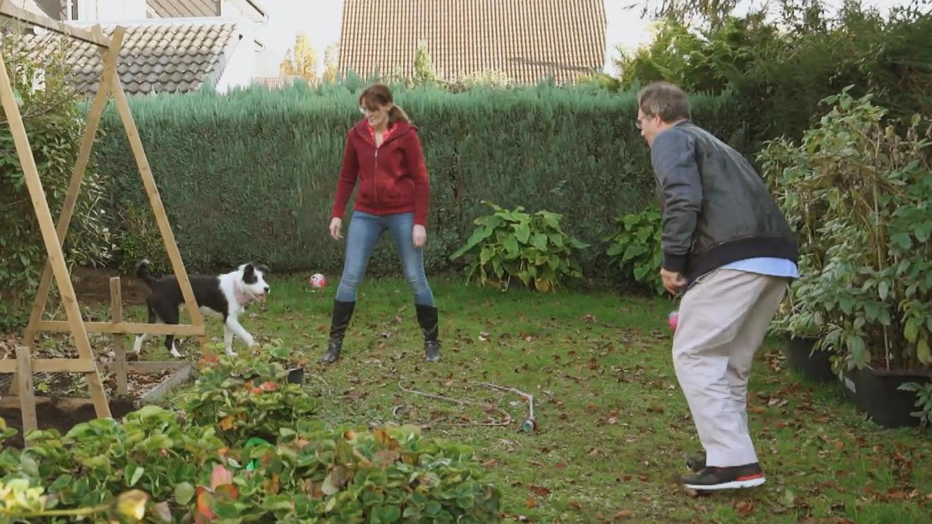 Idefix tanzt den Franzens auf der Nase rum