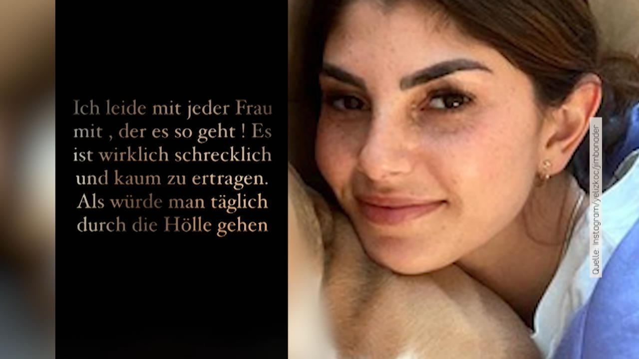 Yeliz Koc wegen Schwangerschaftsübelkeit im Krankenhaus