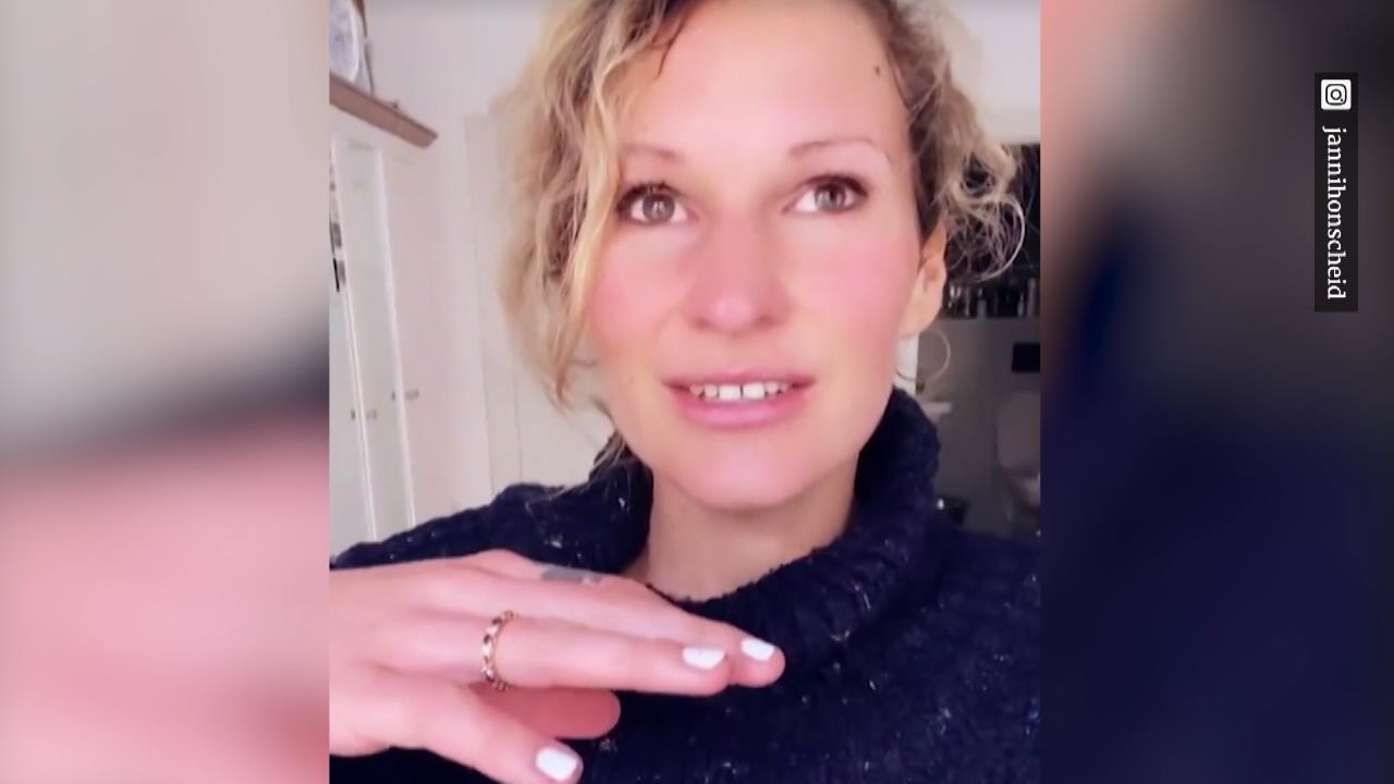 Janni Hönscheid unter Schock