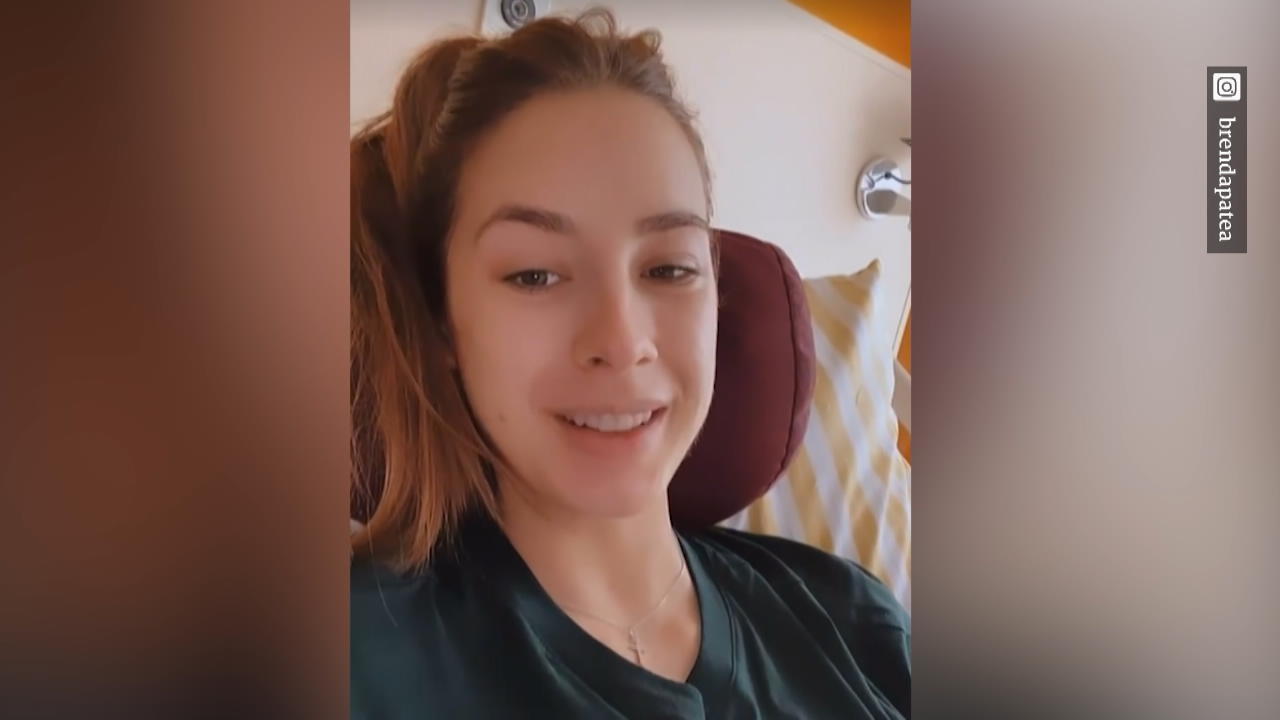 Brenda Patea meldet sich aus dem Krankenhaus