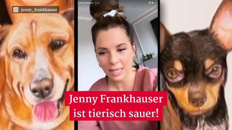 Jenny Frankhauser regt sich auf Insta auf