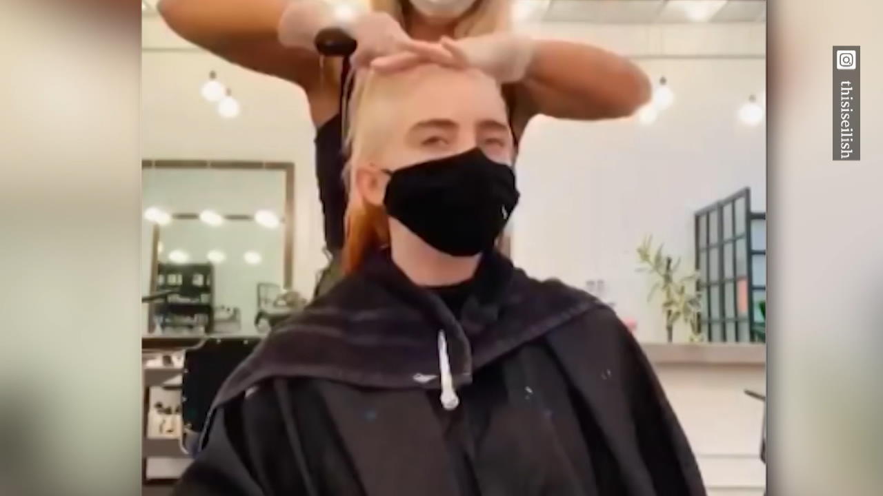 Video zeigt Billie Eilishs Haar-Transformation