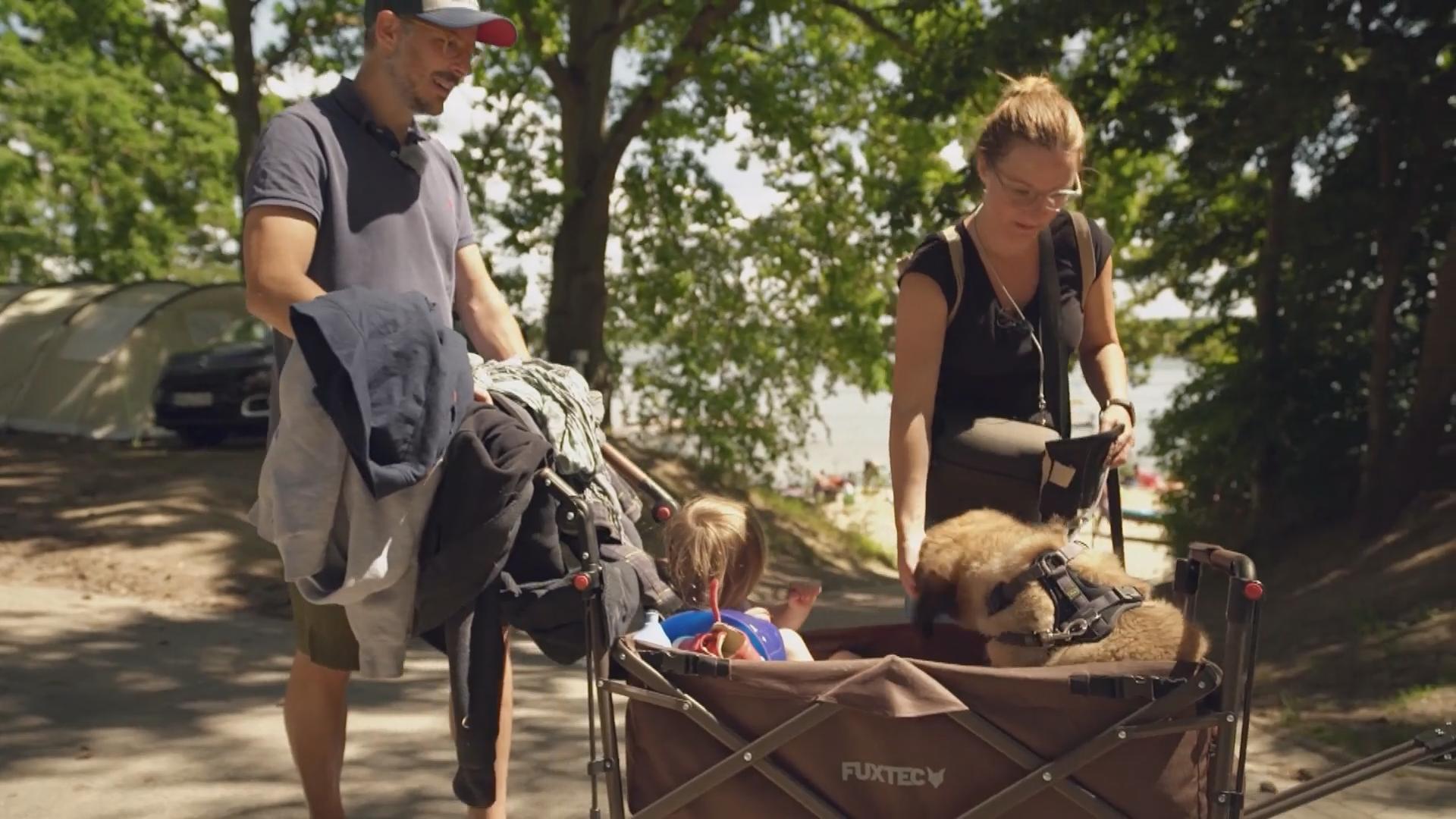 So klappt Camping mit Welpe Dala