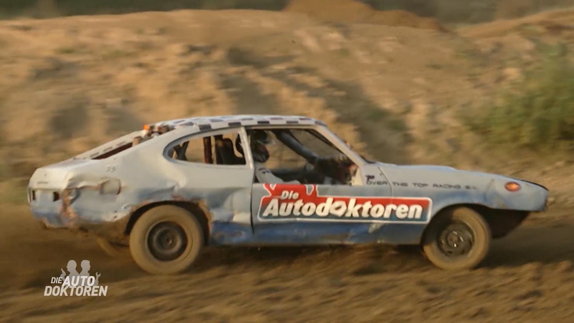 Vor dem Stockcar-Rennen wird geübt