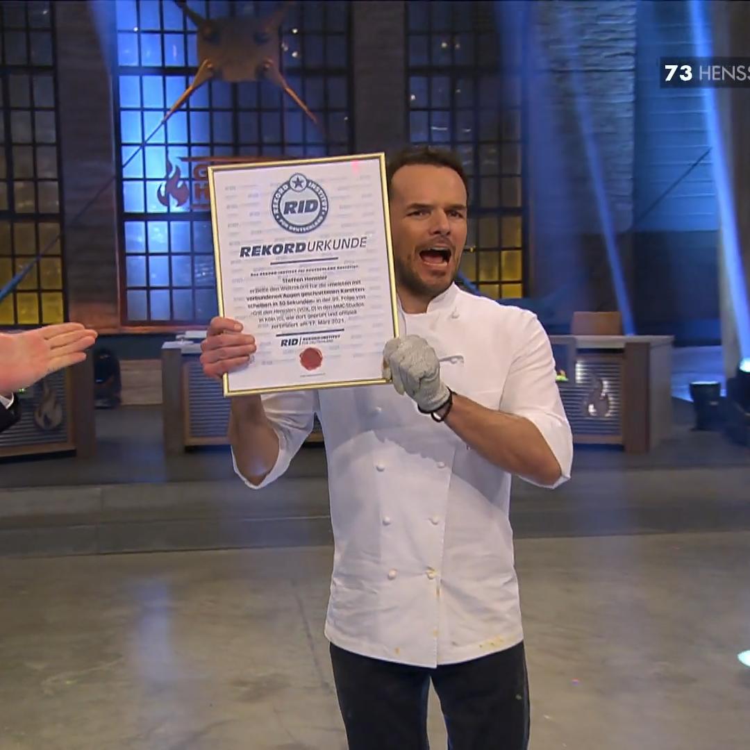 Steffen Henssler knackt den Weltrekord!