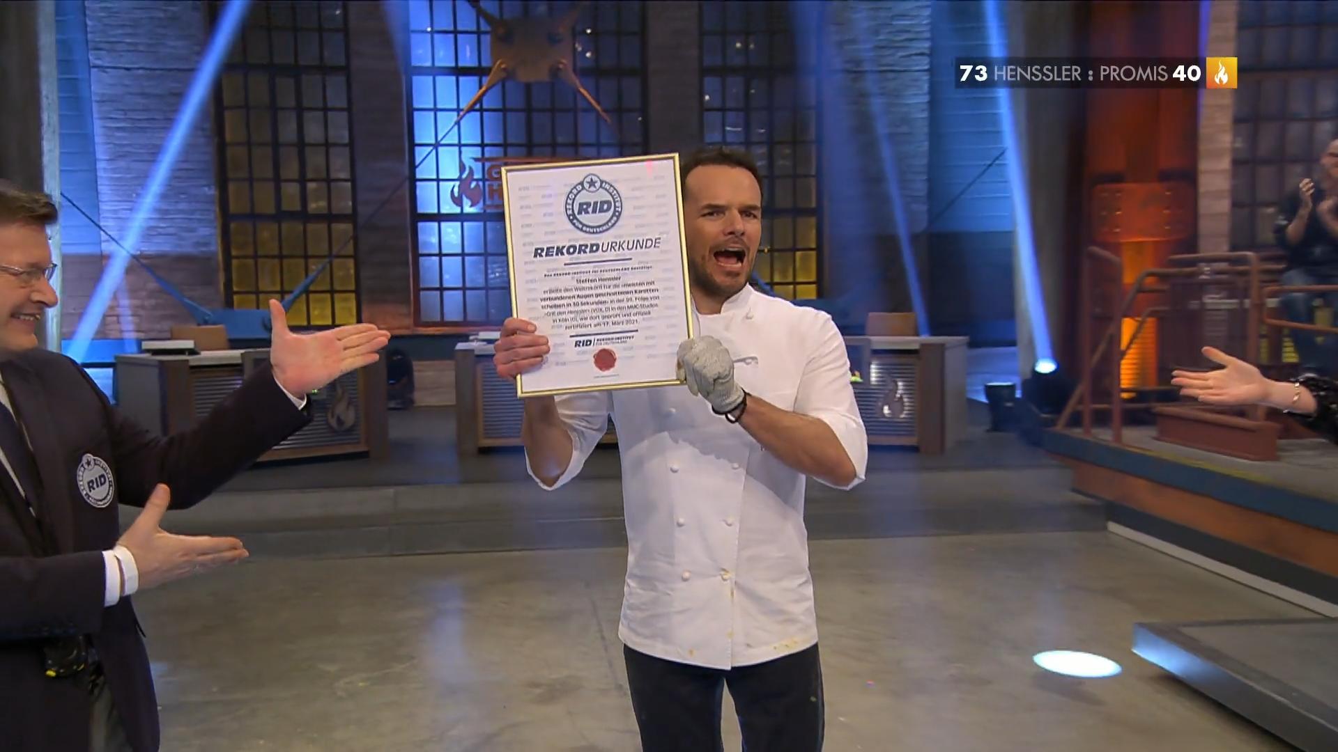 Steffen Henssler knackt den Weltrekord!