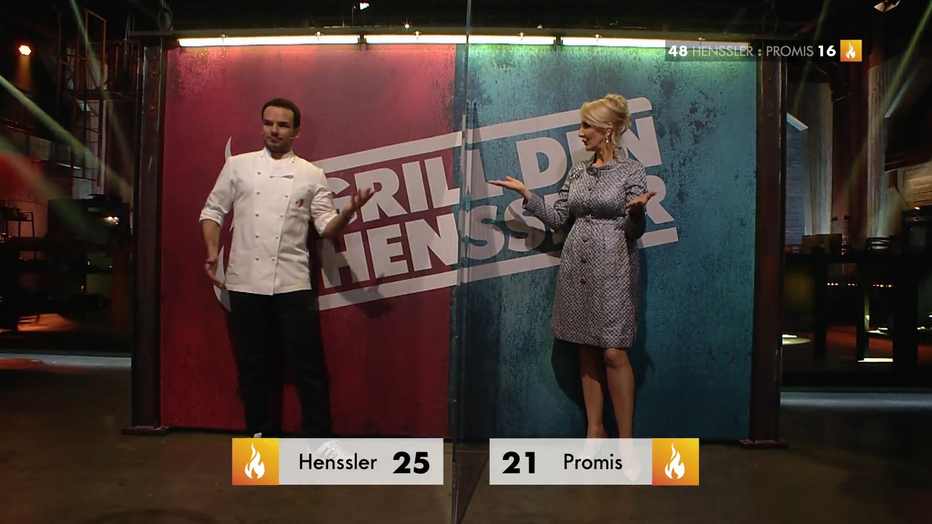 Steffen Henssler grillt Désirée Nick in der Hauptspeise