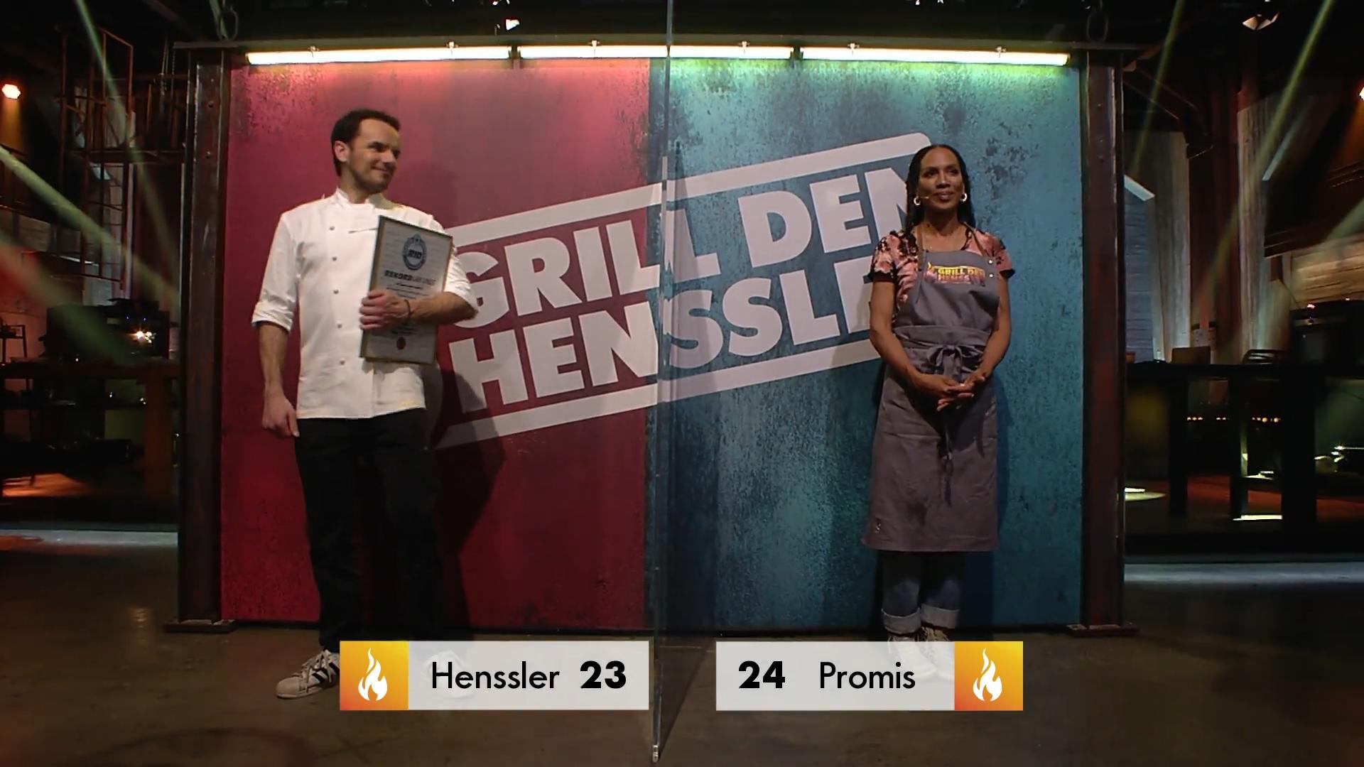 Barbara Becker grillt den Henssler im Dessert