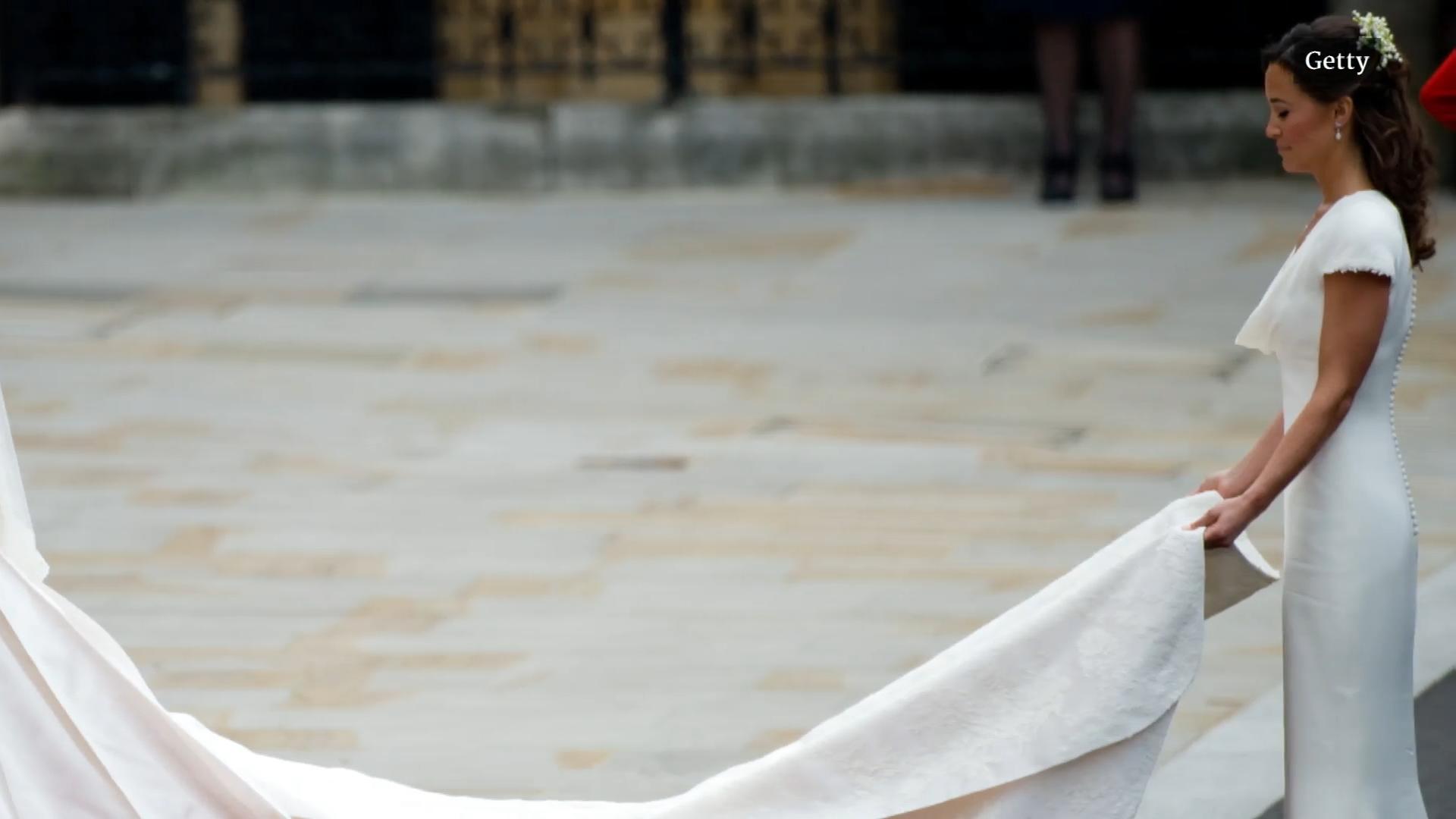 Pippas Po stahl dem Brautpaar fast die Show