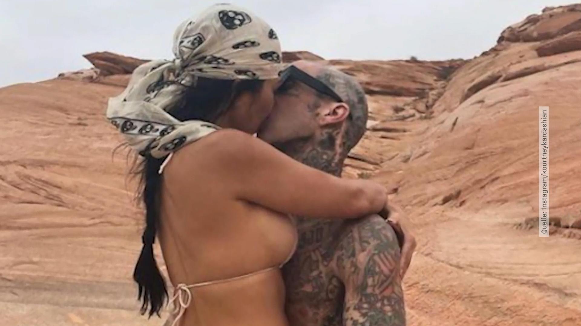 Kourtney Kardashian: Sexy Wüstentrip mit Lover Travis Barker