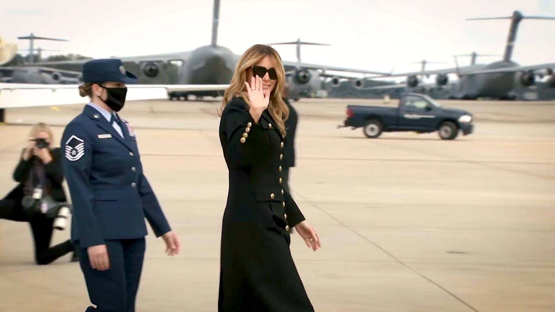 Melania Trump immer noch an der Seite von Donald Trump