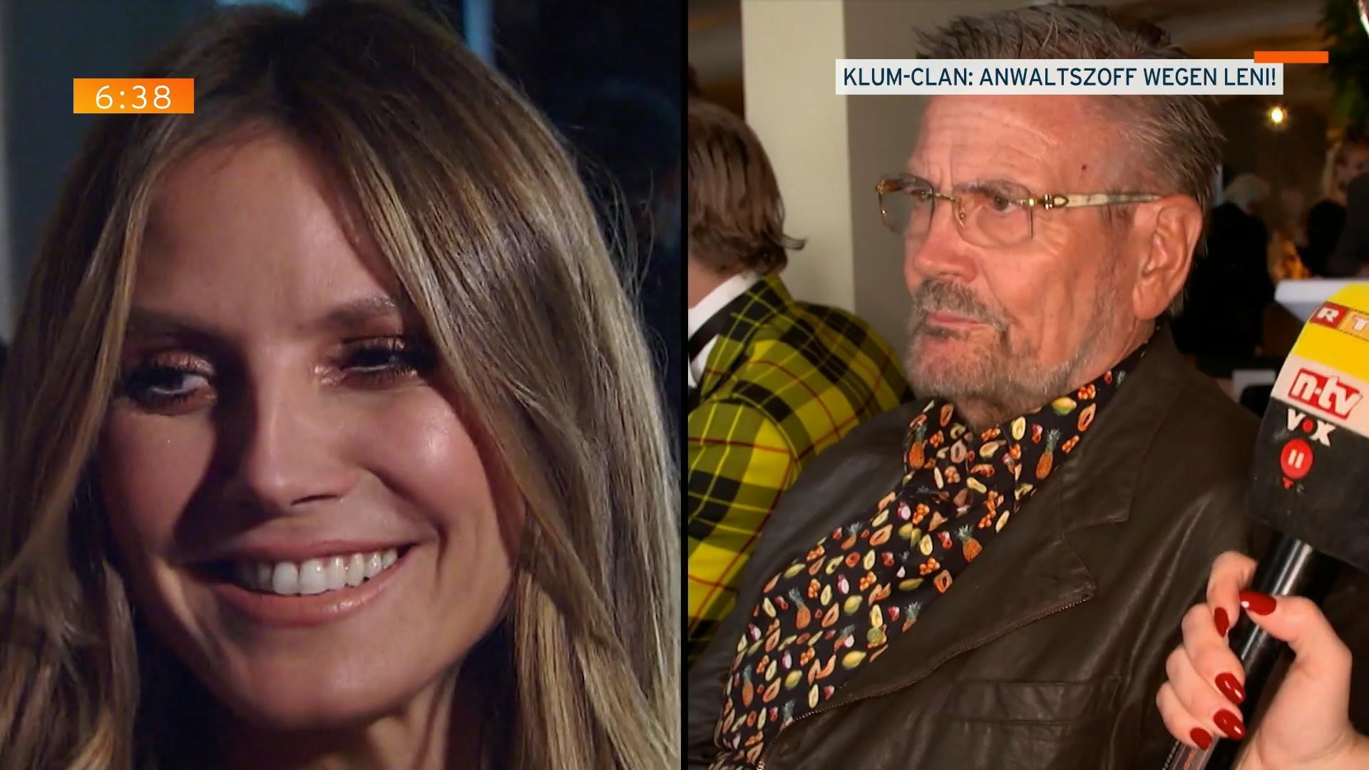 Heidi Klum & Günther Klum streiten wegen Leni