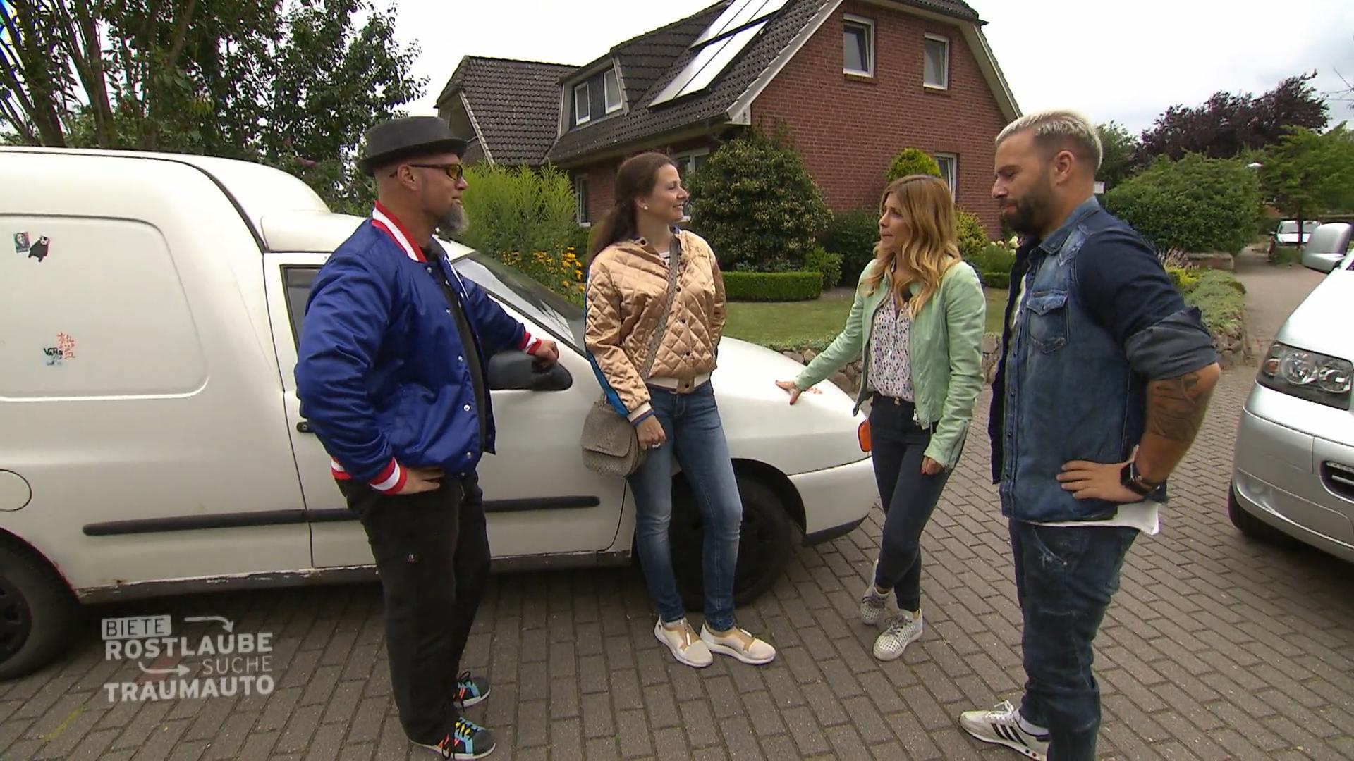 Martins Caddy dient als Transportfahrzeug