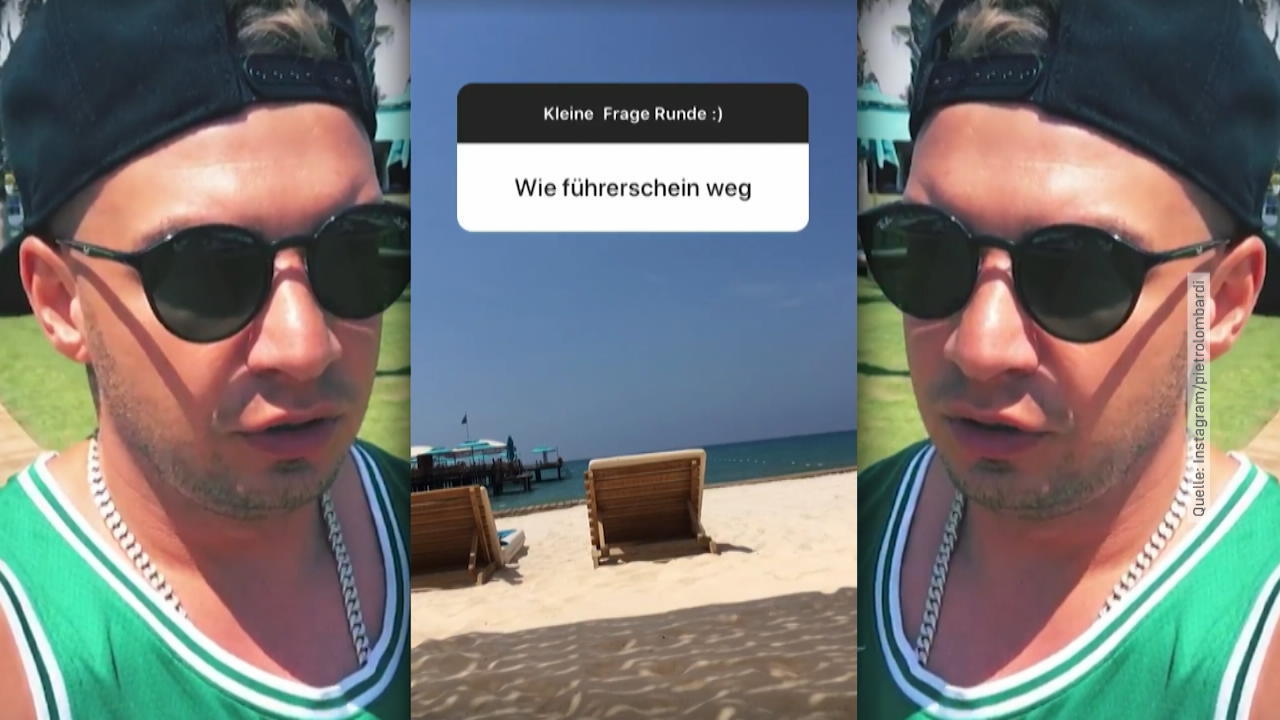 Pietro Lombardi hat seinen Führerschein verloren